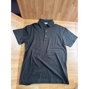 Blue & Cream brand short-sleeve polo shirt , black, XS